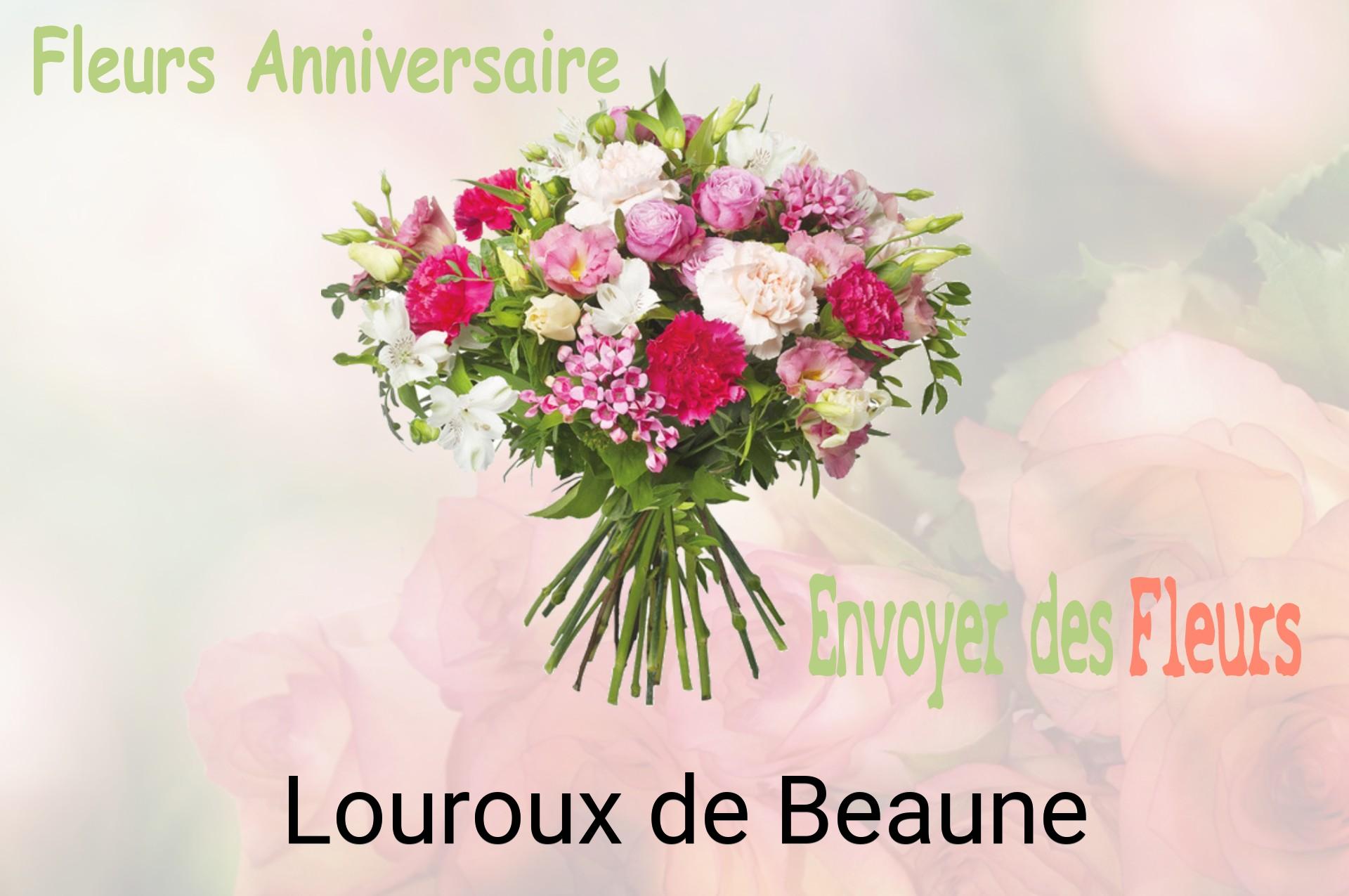 Bouquet de fleurs d’anniversaire livré à Louroux-de-Beaune