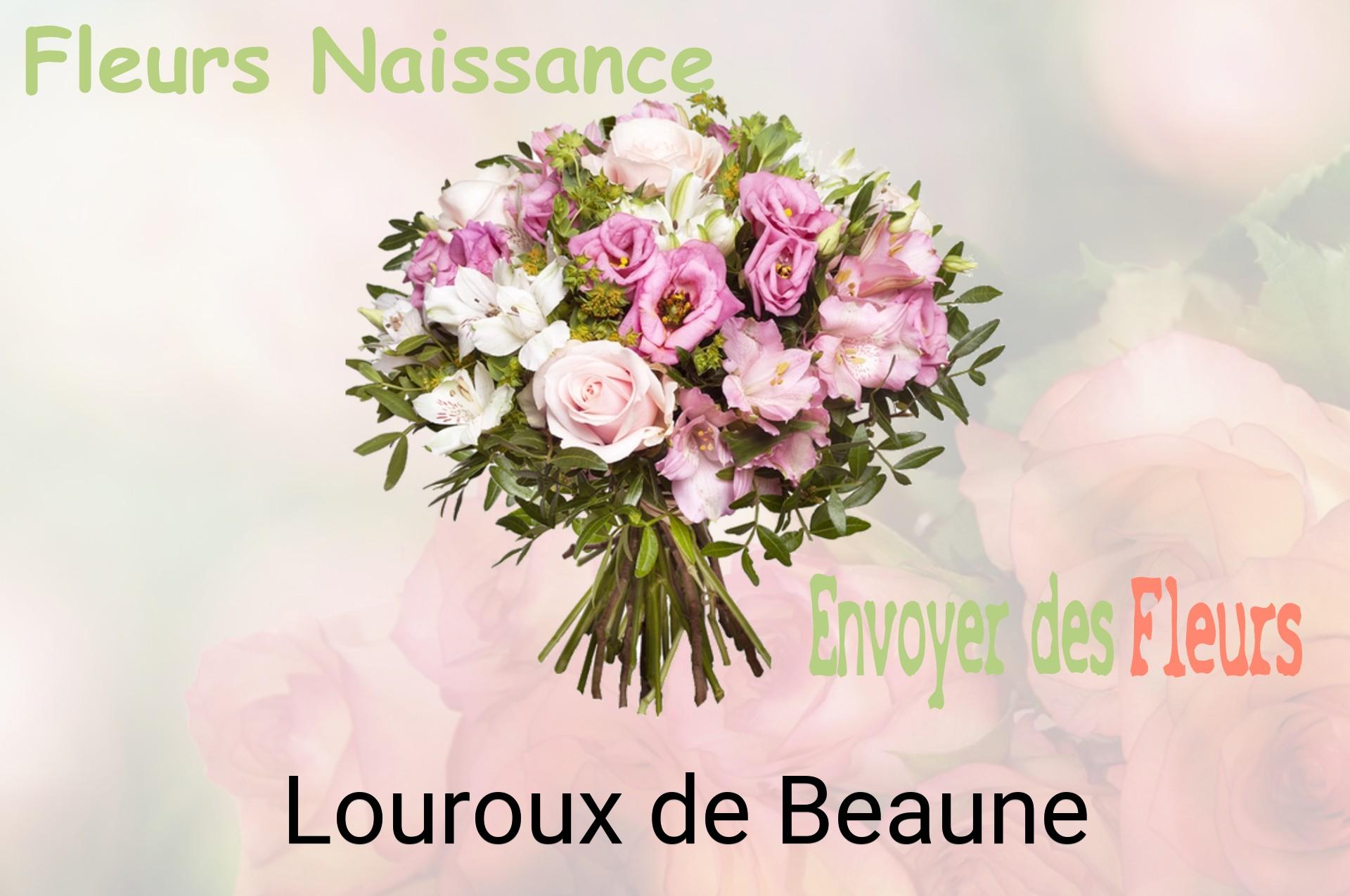 Bouquet de fleurs de naissance livré à Louroux-de-Beaune