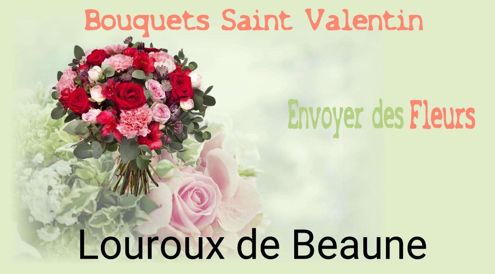 Roses de Saint-Valentin livrées à Louroux-de-Beaune